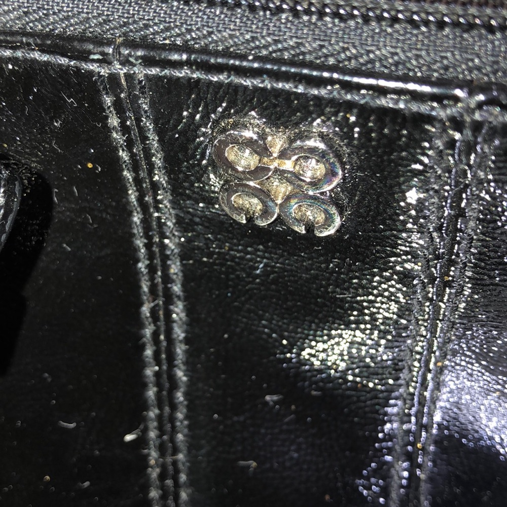 Vintage black patent wristlet - Picture 2 of 6